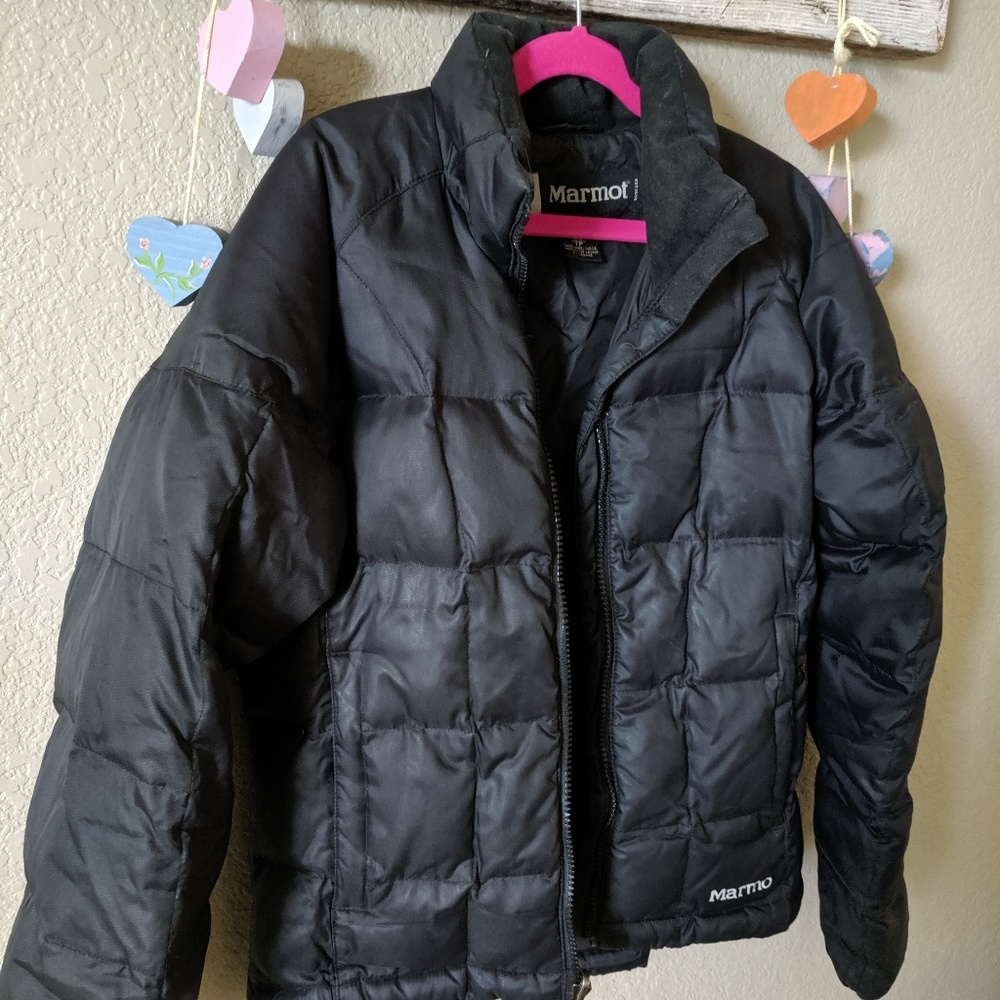 MARMOT XS WOMEN'S BLACK DOWN FILLED PUFFER